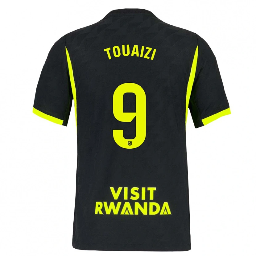 Danxen Børn Nabil Touaizi #9 Lysegrøn Sort Udebane Spillertrøjer 2026/27 Trøje T-Shirt