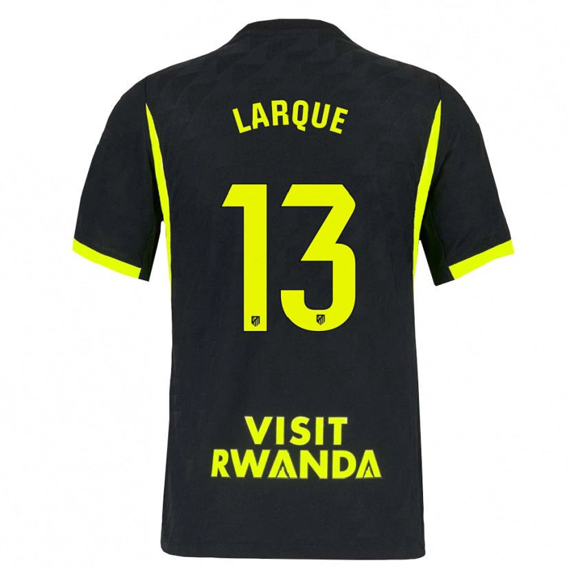 Danxen Børn Patricia Larqué #13 Lysegrøn Sort Udebane Spillertrøjer 2026/27 Trøje T-Shirt