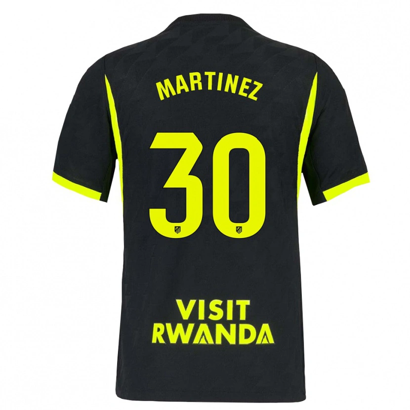 Danxen Børn Daniel Martinez #30 Lysegrøn Sort Udebane Spillertrøjer 2026/27 Trøje T-Shirt