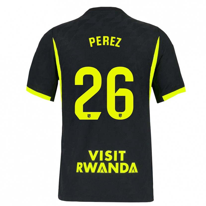 Danxen Børn Xenia Perez #26 Lysegrøn Sort Udebane Spillertrøjer 2026/27 Trøje T-Shirt