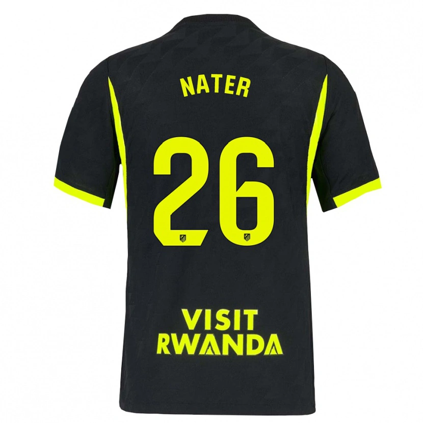 Danxen Børn Silvano Nater #26 Lysegrøn Sort Udebane Spillertrøjer 2026/27 Trøje T-Shirt