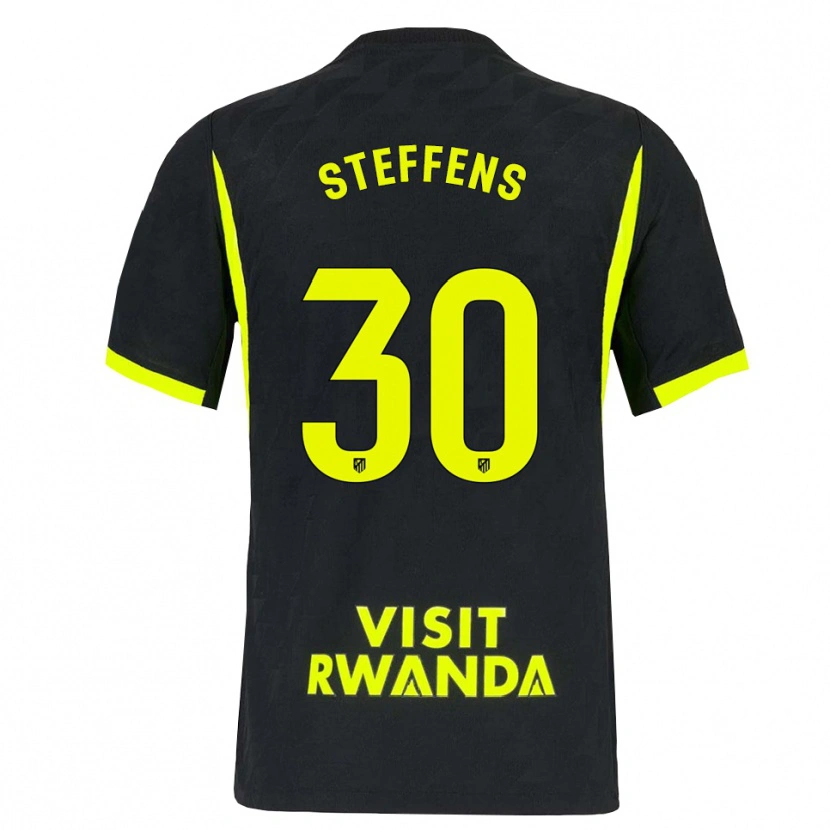 Danxen Børn Serva #30 Lysegrøn Sort Udebane Spillertrøjer 2026/27 Trøje T-Shirt