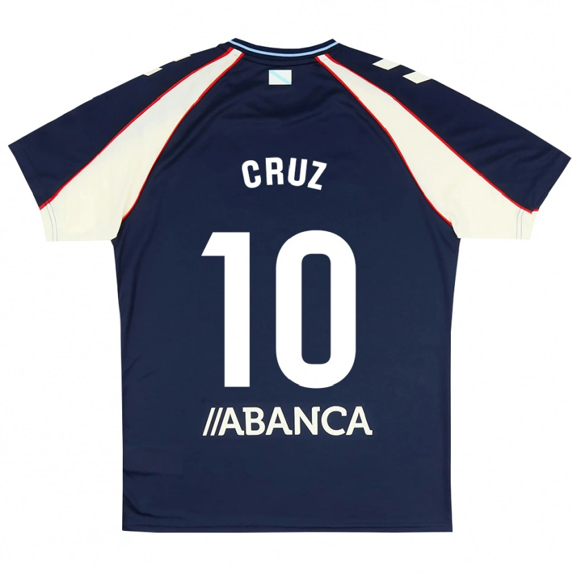 Danxen Børn Tati Cruz #10 Kongeblå Rød Hvid Udebane Spillertrøjer 2026/27 Trøje T-Shirt