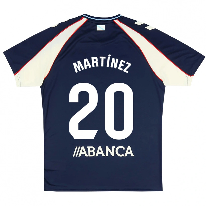 Danxen Børn Lara Martínez #20 Kongeblå Rød Hvid Udebane Spillertrøjer 2026/27 Trøje T-Shirt