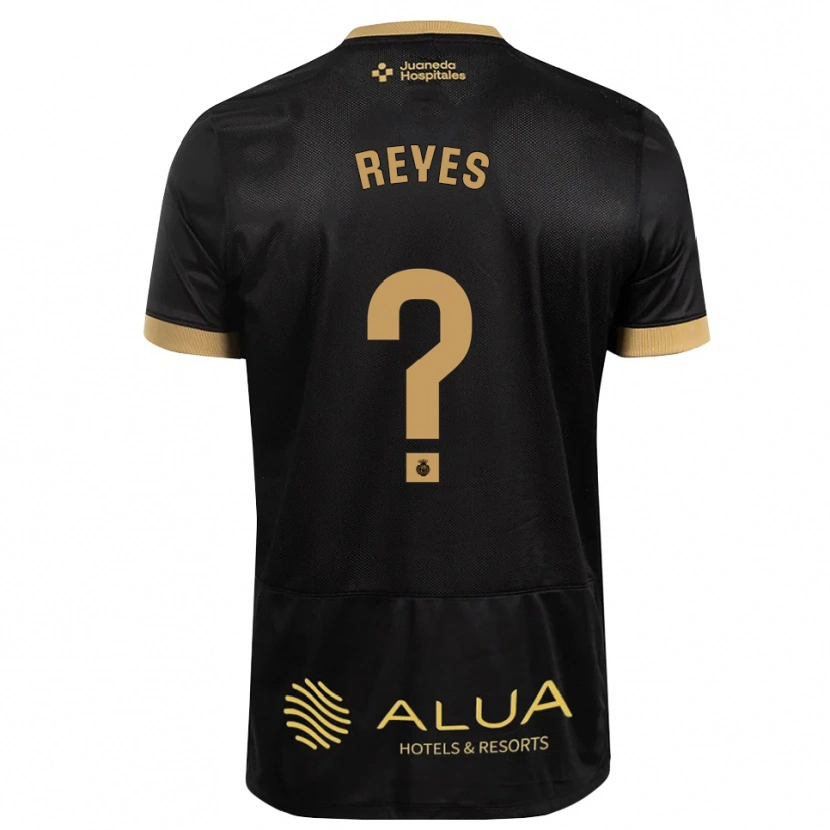 Danxen Børn Borja Reyes #0 Sort Sandfarvet Burlywood Udebane Spillertrøjer 2026/27 Trøje T-Shirt