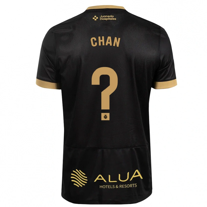 Danxen Børn Loïc Chan #0 Sort Sandfarvet Burlywood Udebane Spillertrøjer 2026/27 Trøje T-Shirt