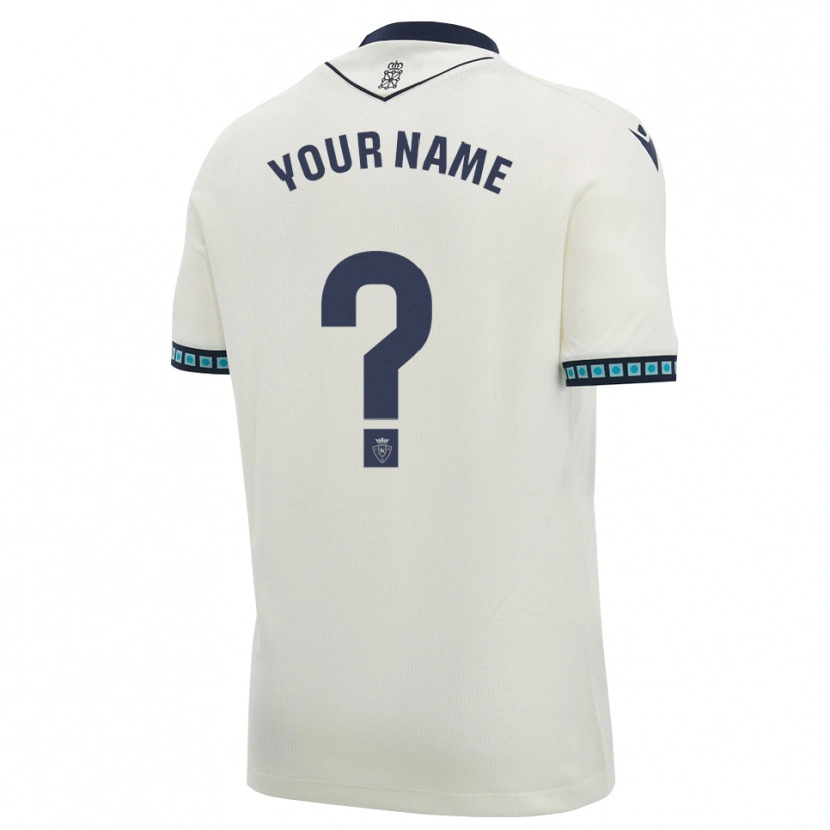 Danxen Børn Dit Navn #0 Hvid Sort Lys Himmelblå Udebane Spillertrøjer 2026/27 Trøje T-Shirt