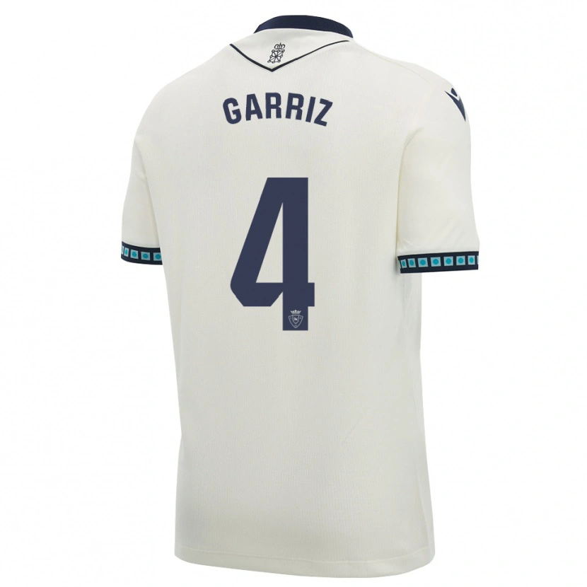 Danxen Børn Ibaider Garriz #4 Hvid Sort Lys Himmelblå Udebane Spillertrøjer 2026/27 Trøje T-Shirt