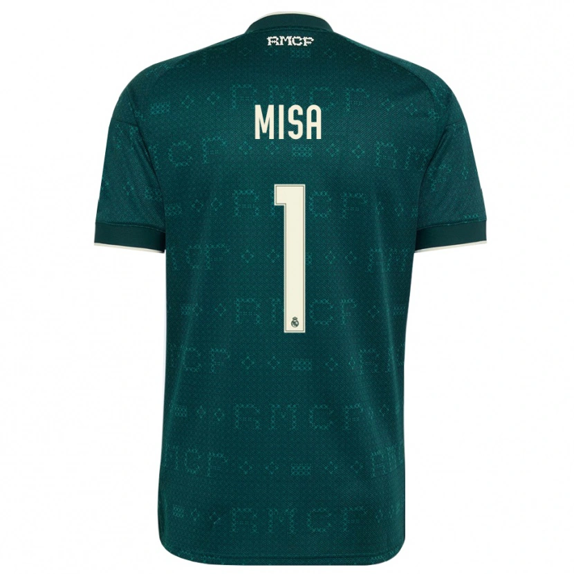 Danxen Børn Misa Rodríguez #1 Mørk Skifergrå Hvid Udebane Spillertrøjer 2026/27 Trøje T-Shirt