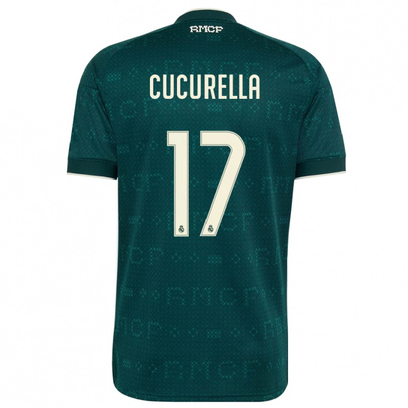Danxen Børn Marc Cucurella #17 Mørk Skifergrå Hvid Udebane Spillertrøjer 2026/27 Trøje T-Shirt