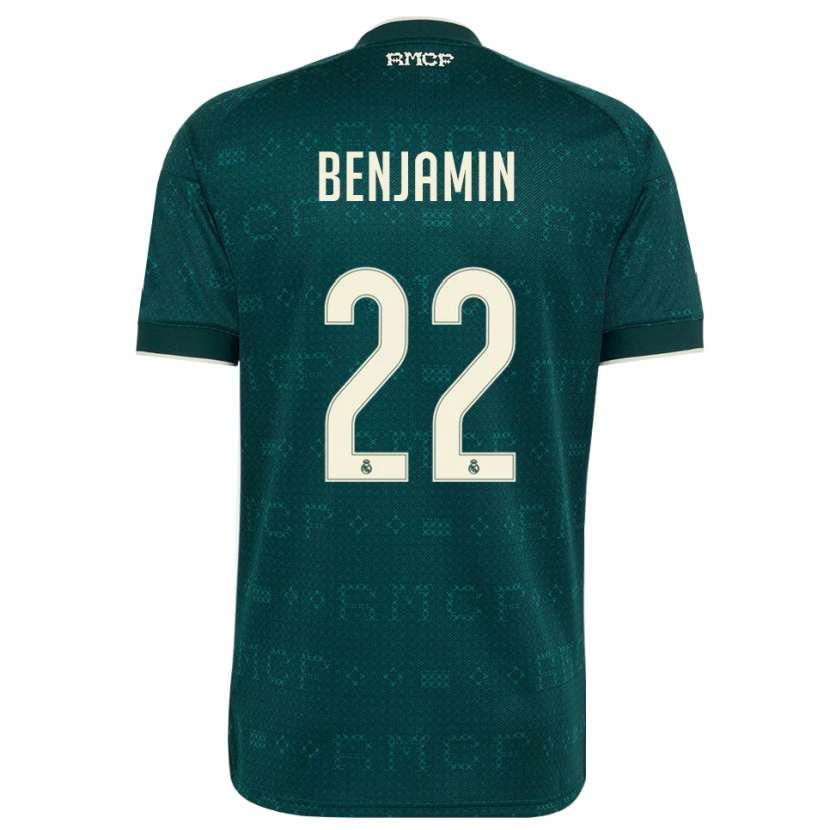 Danxen Børn Emanuel Benjamín De Santana Balbinot #22 Mørk Skifergrå Hvid Udebane Spillertrøjer 2026/27 Trøje T-Shirt