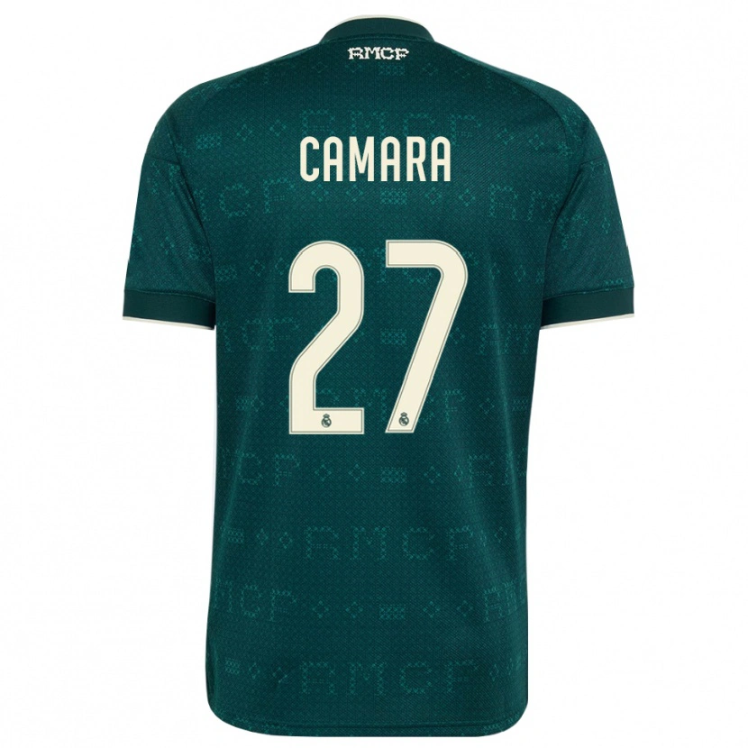 Danxen Børn Kalifa Camara #27 Mørk Skifergrå Hvid Udebane Spillertrøjer 2026/27 Trøje T-Shirt