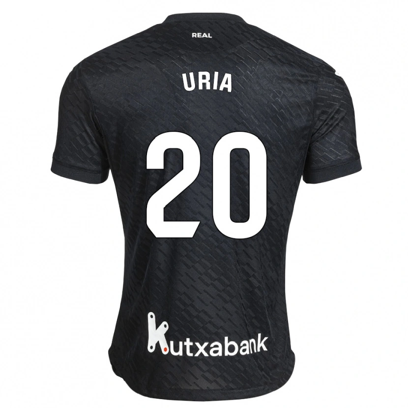 Danxen Børn Mirari Uria #20 Sort Hvid Udebane Spillertrøjer 2026/27 Trøje T-Shirt