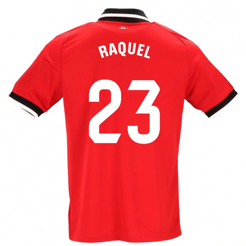 Danxen Børn Raquel Morcillo #23 Sort Hvid Rød Udebane Spillertrøjer 2026/27 Trøje T-Shirt