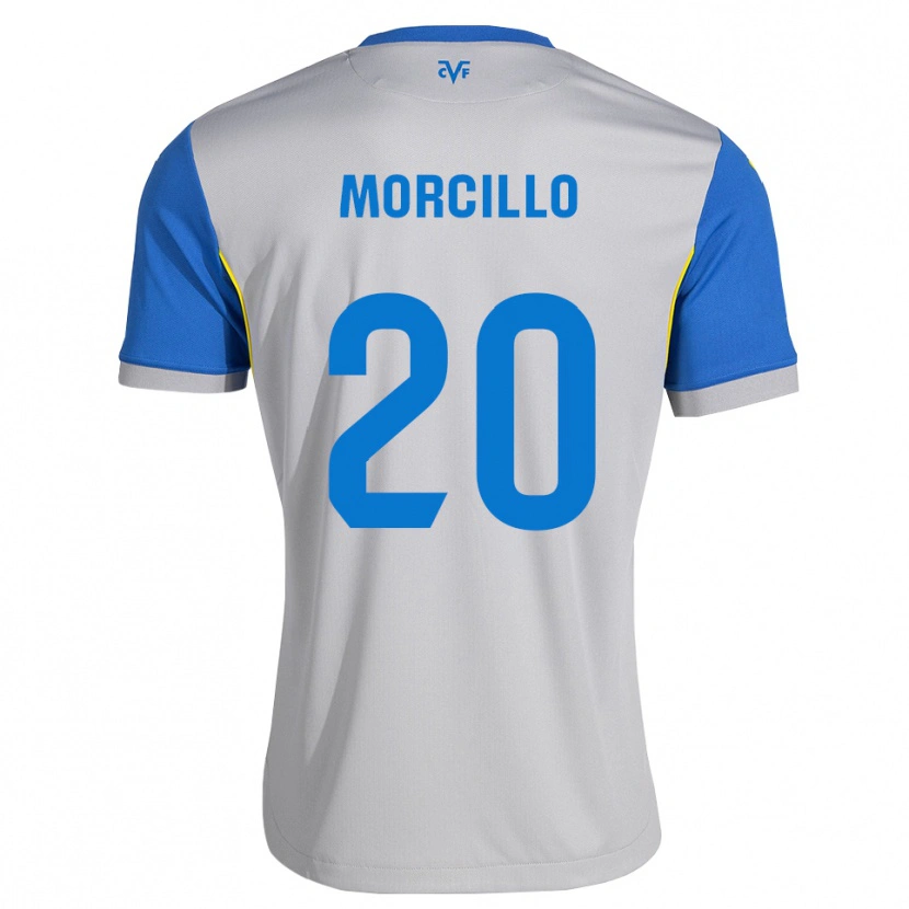 Danxen Børn Raquel Morcillo #20 Dodgerblå Grå Udebane Spillertrøjer 2026/27 Trøje T-Shirt