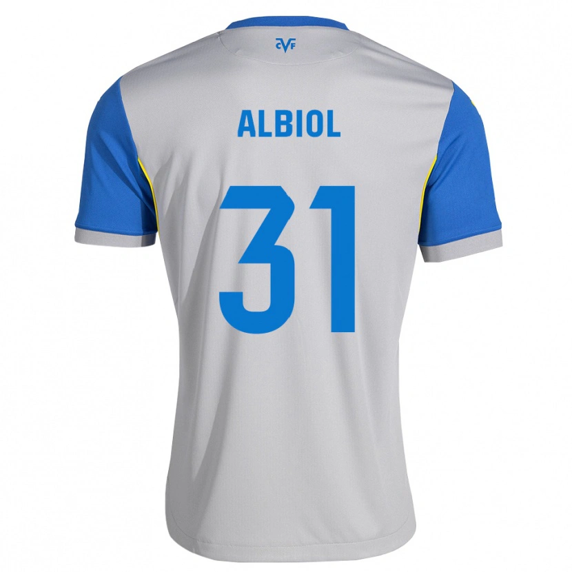 Danxen Børn Thiago Albiol #31 Dodgerblå Grå Udebane Spillertrøjer 2026/27 Trøje T-Shirt