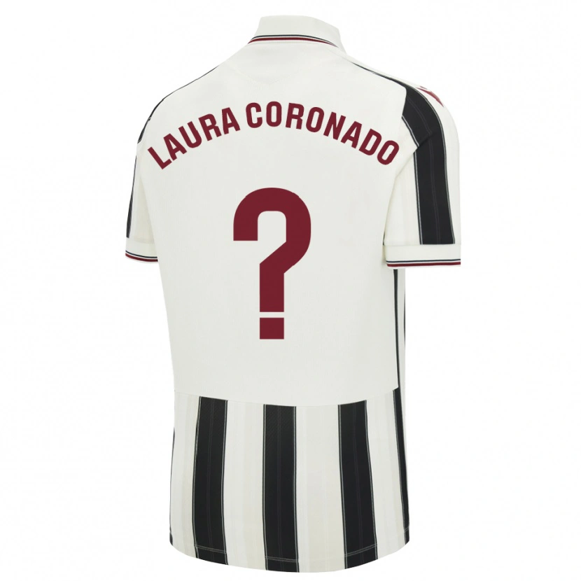 Danxen Børn Laura Coronado Vilchez #0 Sort Hvid Rød Udebane Spillertrøjer 2026/27 Trøje T-Shirt
