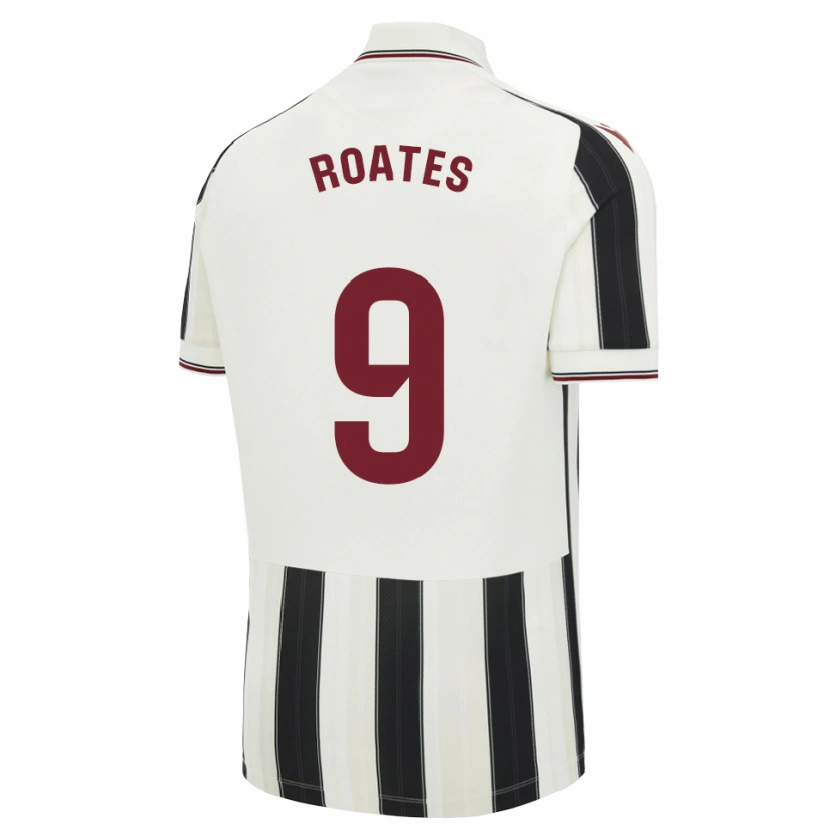 Danxen Børn Andrei Roateș #9 Sort Hvid Rød Udebane Spillertrøjer 2026/27 Trøje T-Shirt
