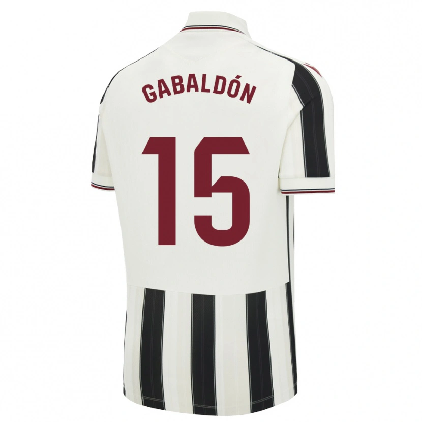 Danxen Børn María Gabaldón #15 Sort Hvid Rød Udebane Spillertrøjer 2026/27 Trøje T-Shirt