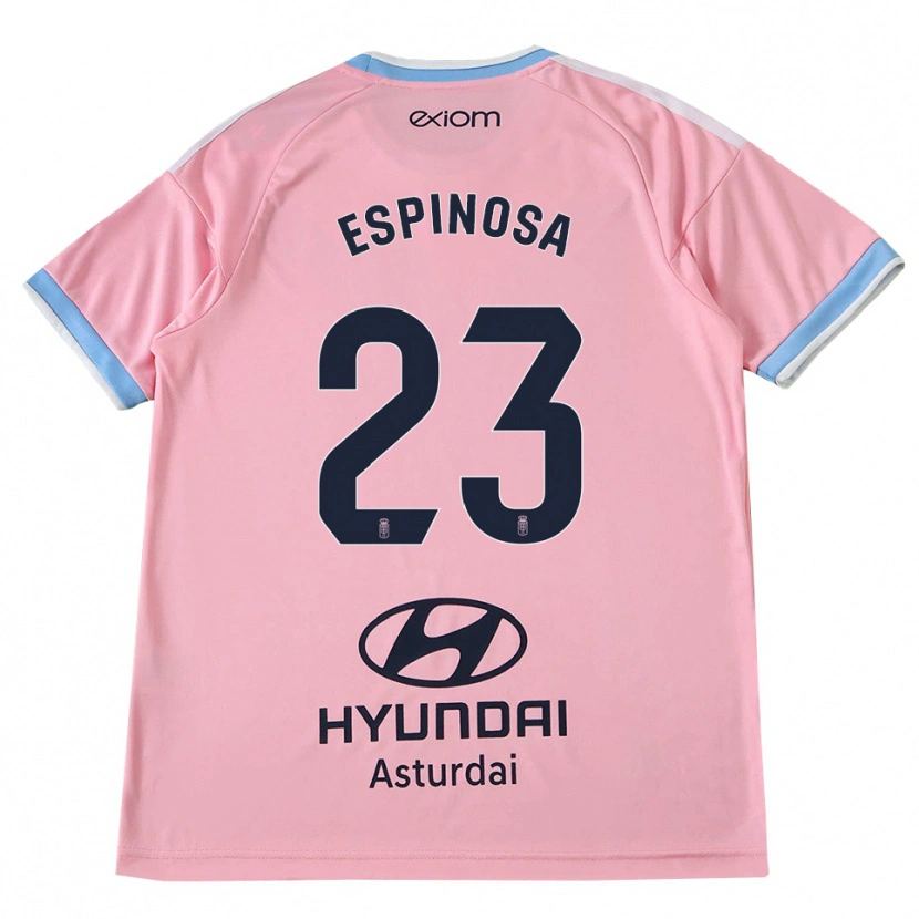 Danxen Børn Diego Espinosa #23 Kornblomstblå Pink Udebane Spillertrøjer 2026/27 Trøje T-Shirt
