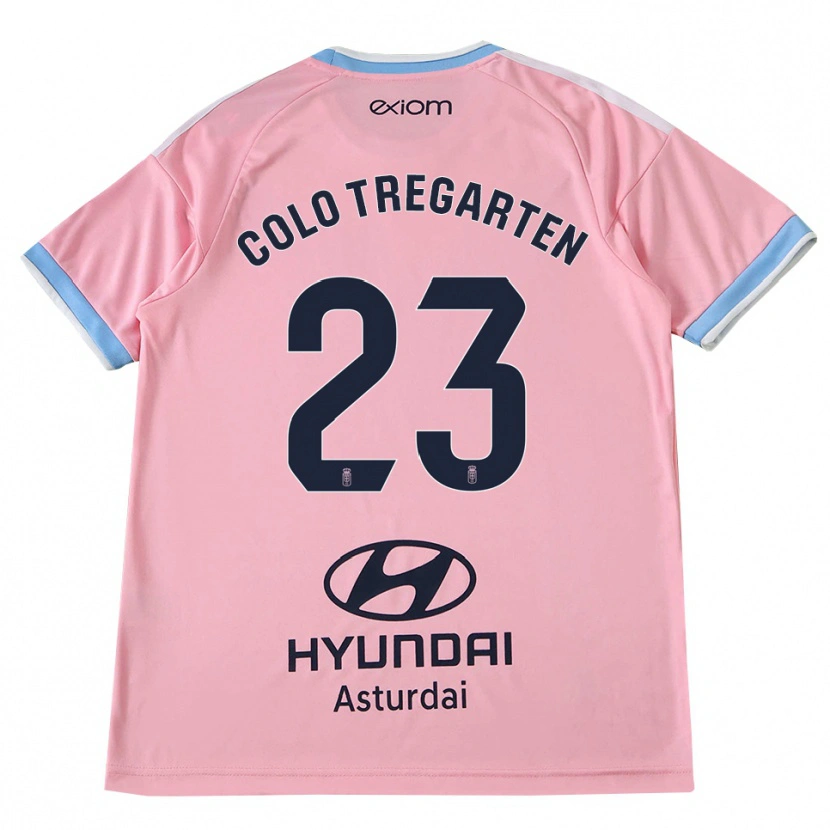 Danxen Børn Colo Tregarten #23 Kornblomstblå Pink Udebane Spillertrøjer 2026/27 Trøje T-Shirt