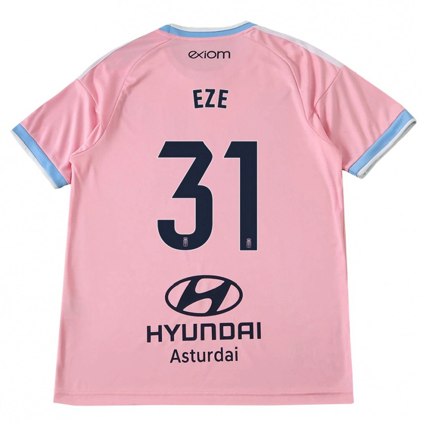 Danxen Børn Chukwuma Eze #31 Kornblomstblå Pink Udebane Spillertrøjer 2026/27 Trøje T-Shirt
