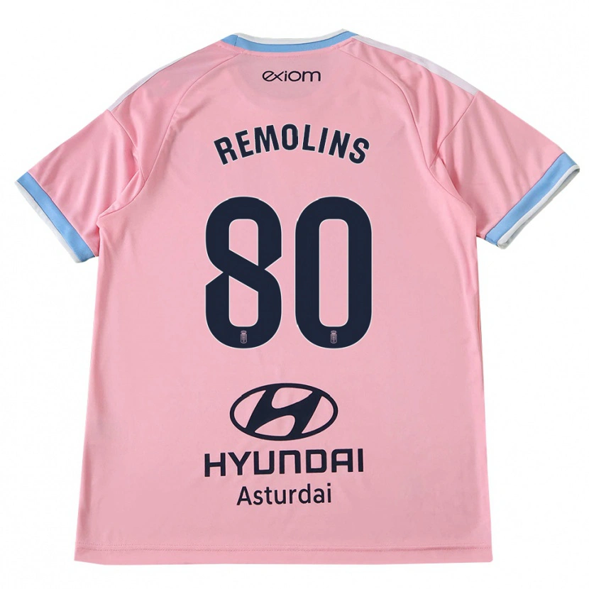 Danxen Børn Ot Remolins #80 Kornblomstblå Pink Udebane Spillertrøjer 2026/27 Trøje T-Shirt