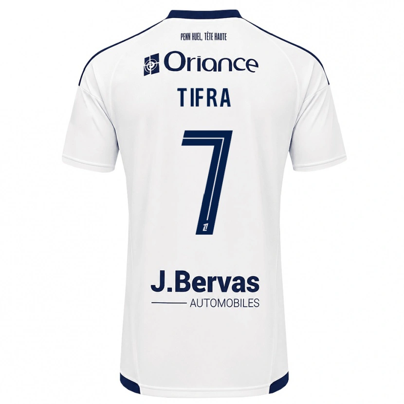 Danxen Børn Darri Tifra #7 Marinehvid Udebane Spillertrøjer 2026/27 Trøje T-Shirt