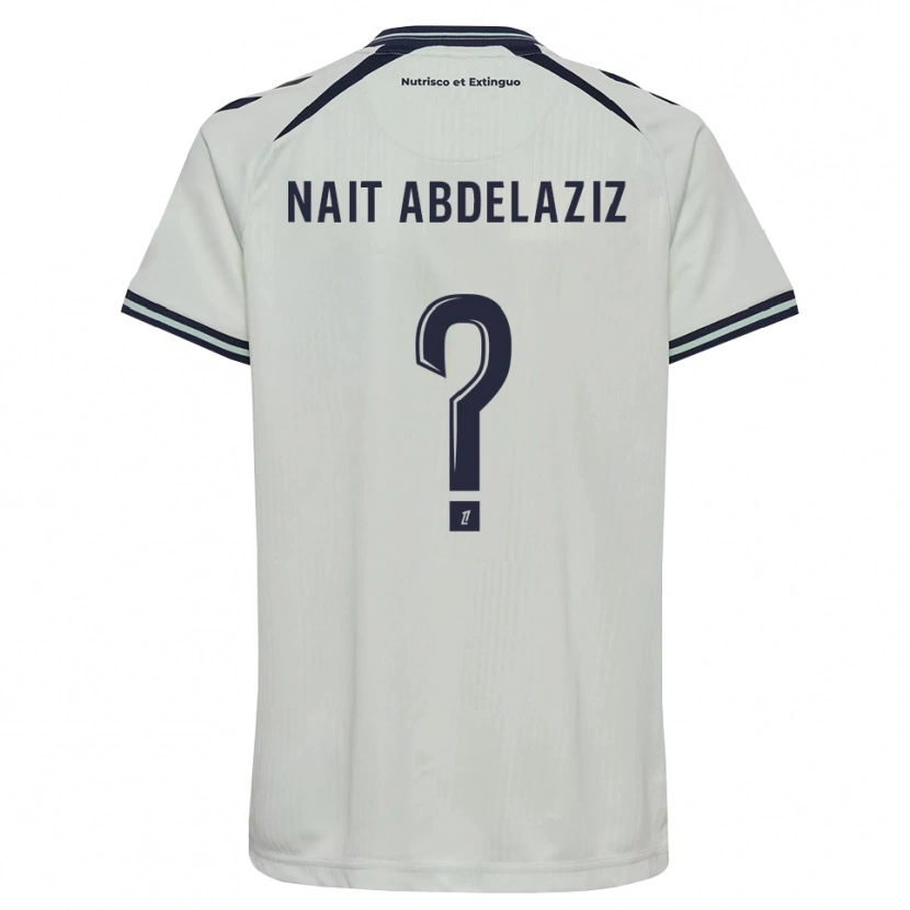 Danxen Børn Elias Naït Abdelaziz #0 Midnatsblå Hvid Udebane Spillertrøjer 2026/27 Trøje T-Shirt