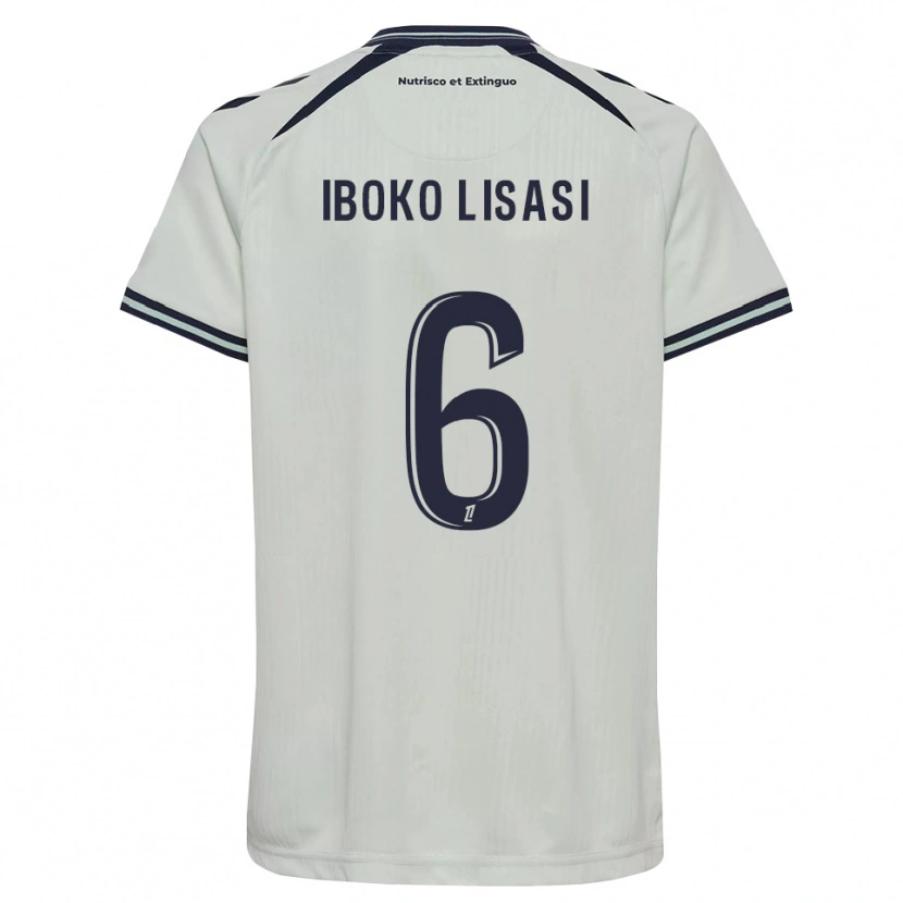 Danxen Børn Malachie Iboko Lisasi #6 Midnatsblå Hvid Udebane Spillertrøjer 2026/27 Trøje T-Shirt