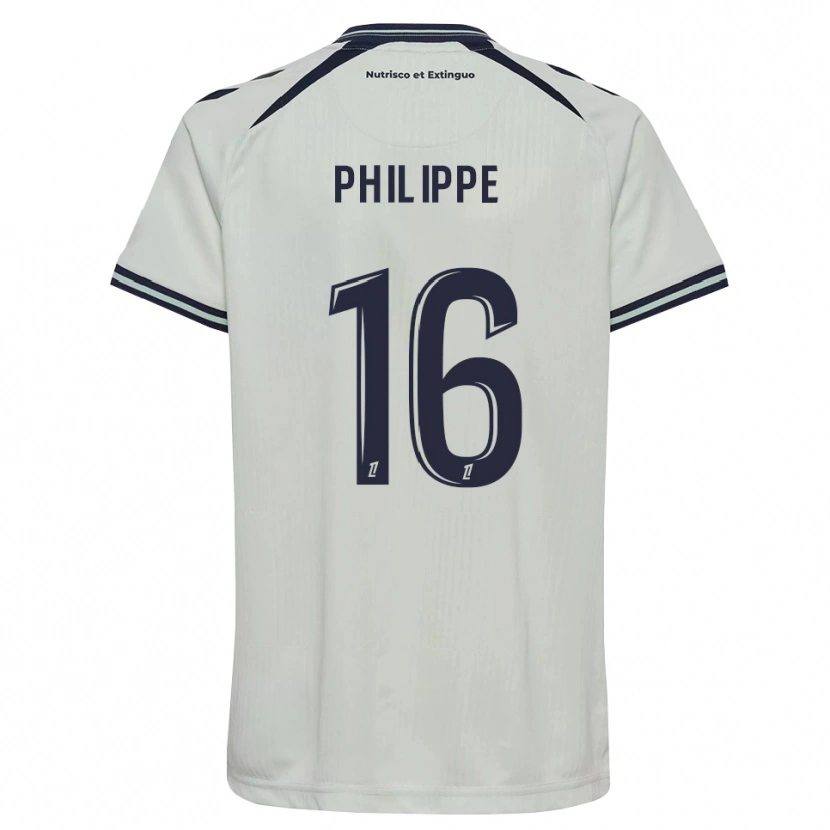 Danxen Børn Laëtitia Philippe #16 Midnatsblå Hvid Udebane Spillertrøjer 2026/27 Trøje T-Shirt