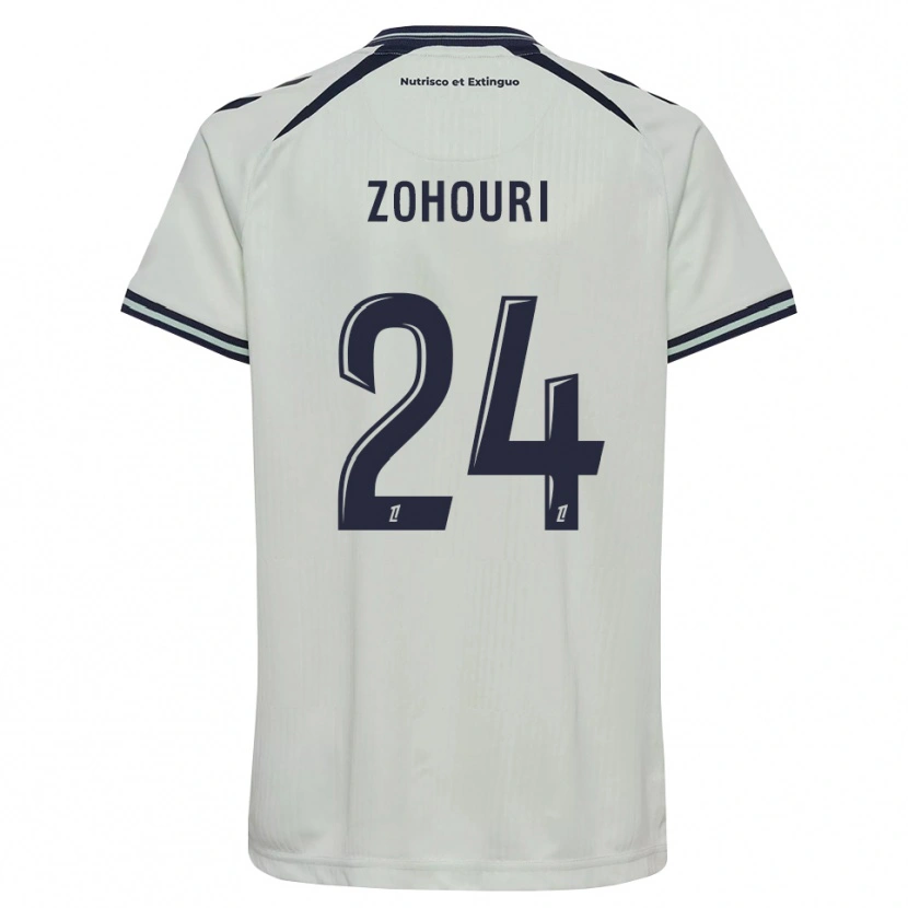 Danxen Børn Guy-Noël Zohouri #24 Midnatsblå Hvid Udebane Spillertrøjer 2026/27 Trøje T-Shirt