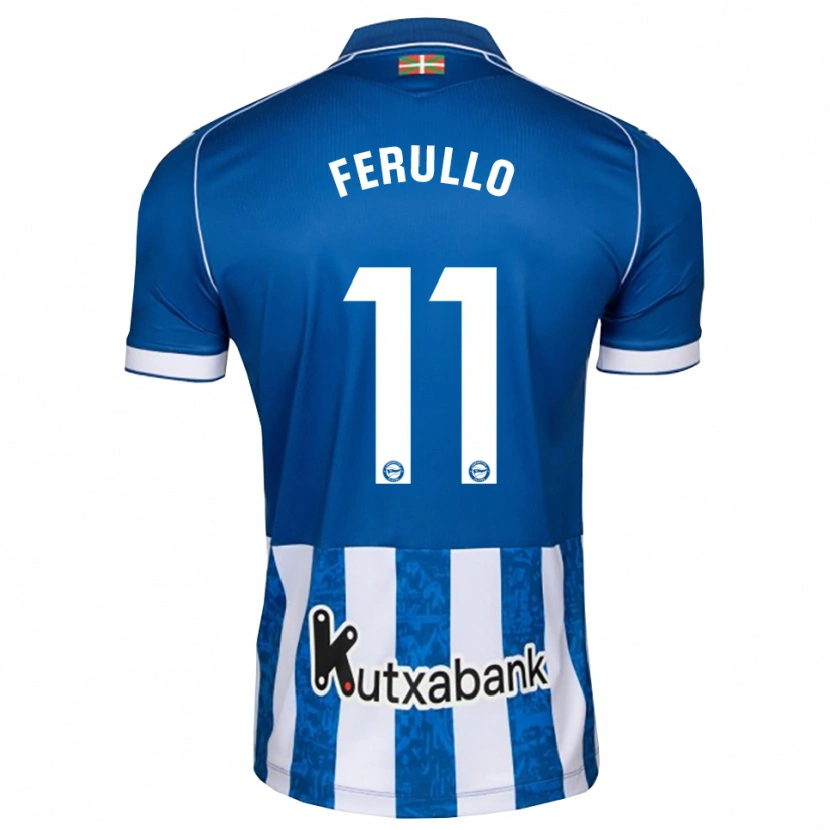 Danxen Mænd Flavio Ferullo #11 Blå Hvid Sort Hjemmebane Spillertrøjer 2026/27 Trøje T-Shirt