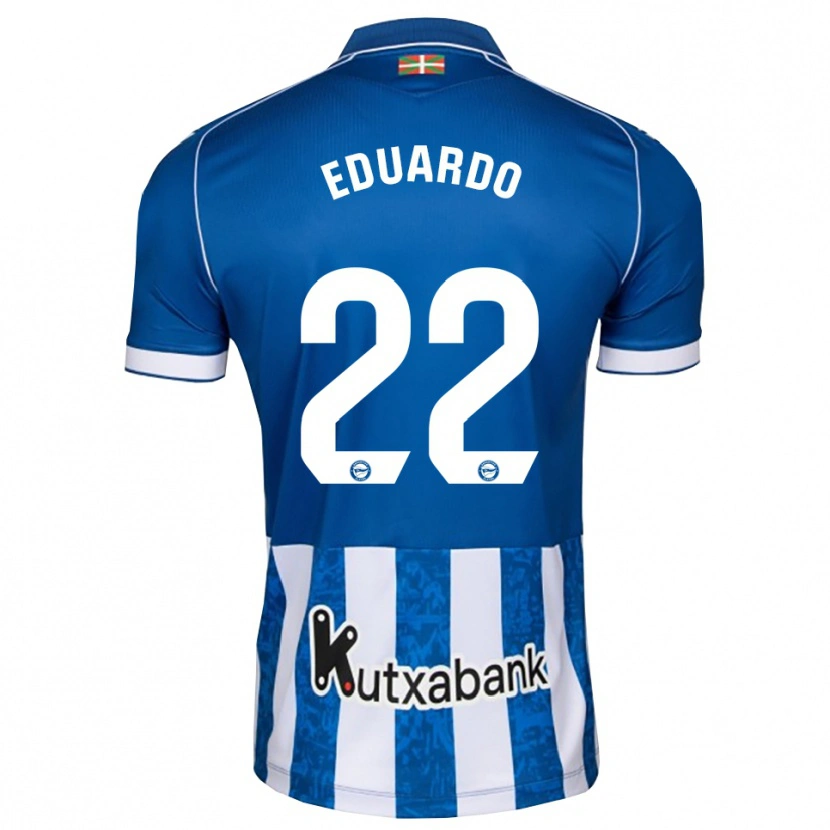 Danxen Mænd Eduardo Fontana #22 Blå Hvid Sort Hjemmebane Spillertrøjer 2026/27 Trøje T-Shirt