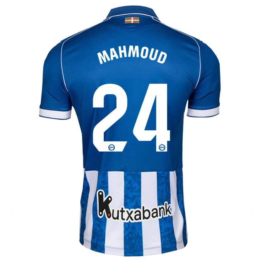 Danxen Mænd Abdallahi Mahmoud #24 Blå Hvid Sort Hjemmebane Spillertrøjer 2026/27 Trøje T-Shirt