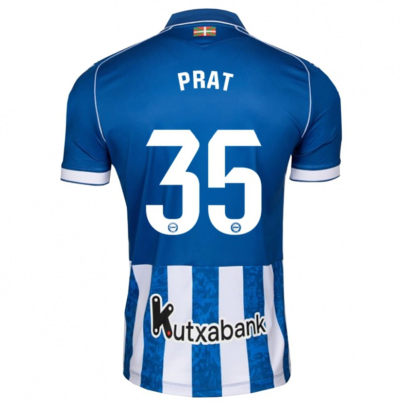 Danxen Mænd Jaric Prat #35 Blå Hvid Sort Hjemmebane Spillertrøjer 2026/27 Trøje T-Shirt