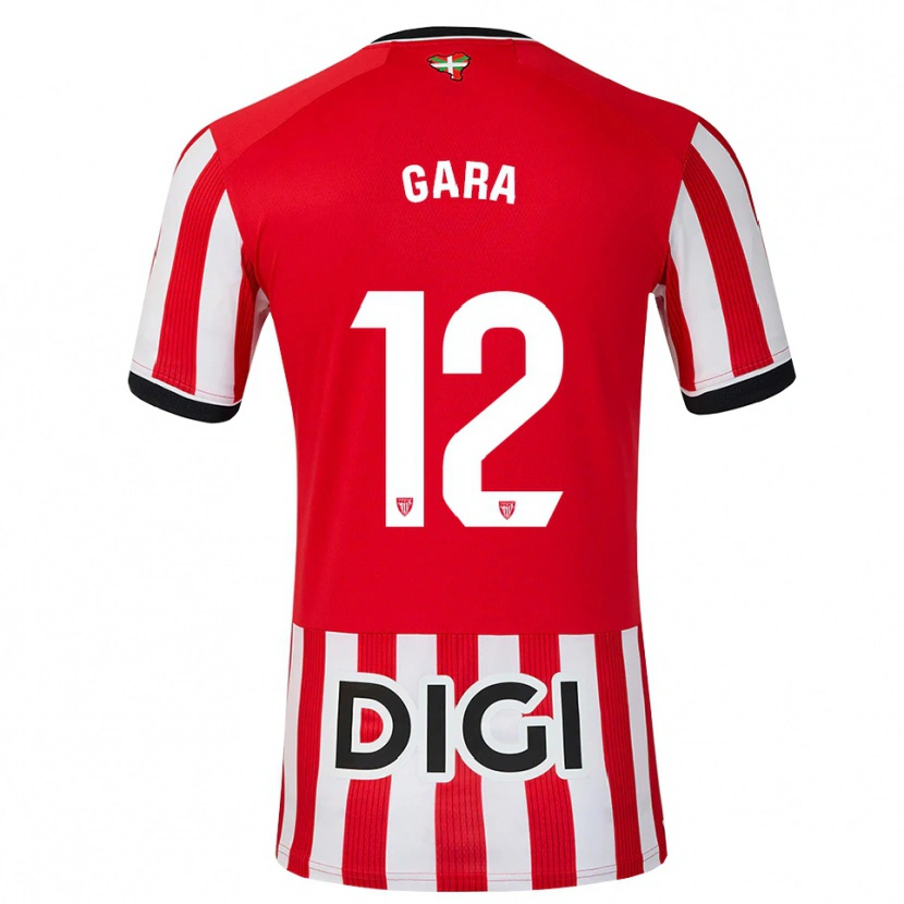 Danxen Mænd Gara #12 Rød Sort Hvid Hjemmebane Spillertrøjer 2026/27 Trøje T-Shirt