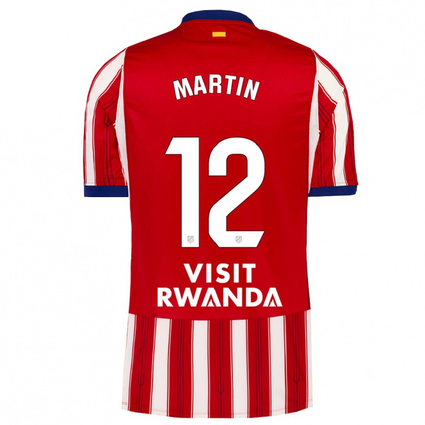 Danxen Mænd Carlos Martín #12 Kongeblå Rød Hvid Hjemmebane Spillertrøjer 2026/27 Trøje T-Shirt