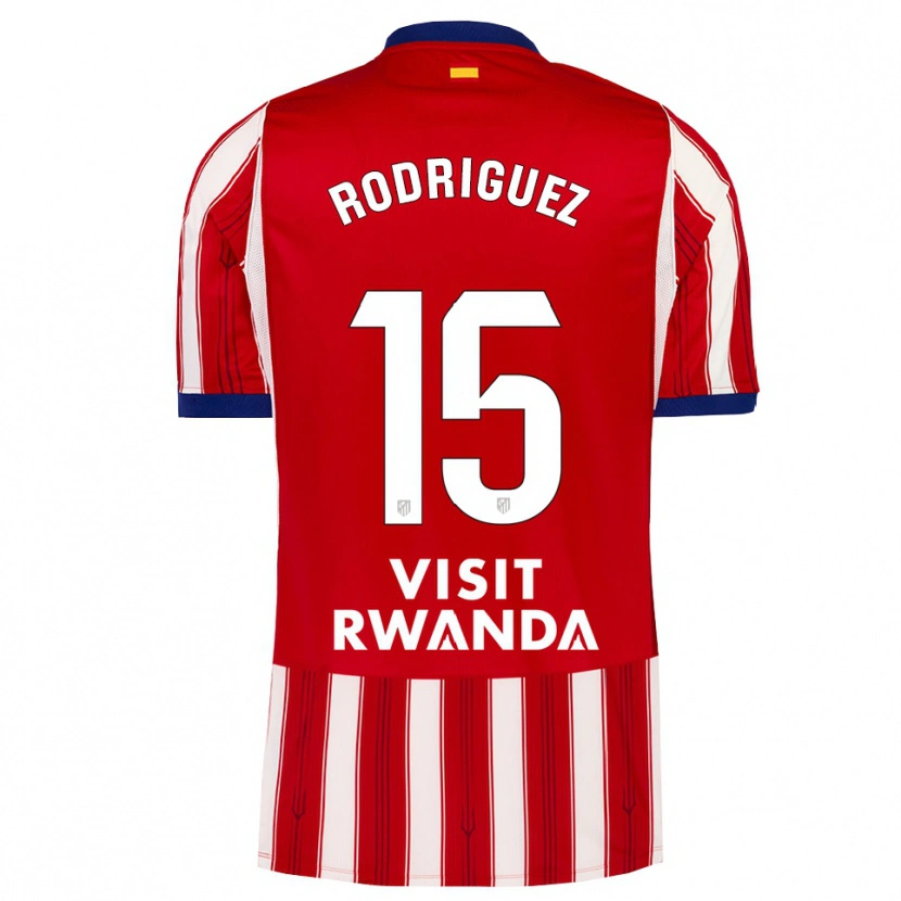Danxen Mænd Cinta Rodríguez #15 Kongeblå Rød Hvid Hjemmebane Spillertrøjer 2026/27 Trøje T-Shirt