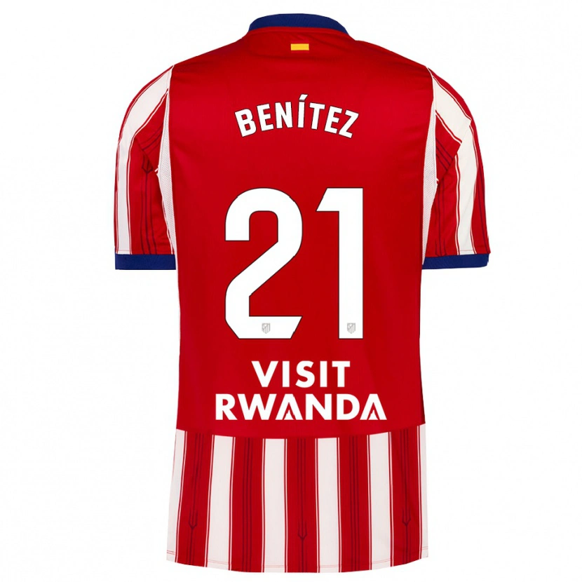 Danxen Mænd Fiamma Benítez #21 Kongeblå Rød Hvid Hjemmebane Spillertrøjer 2026/27 Trøje T-Shirt