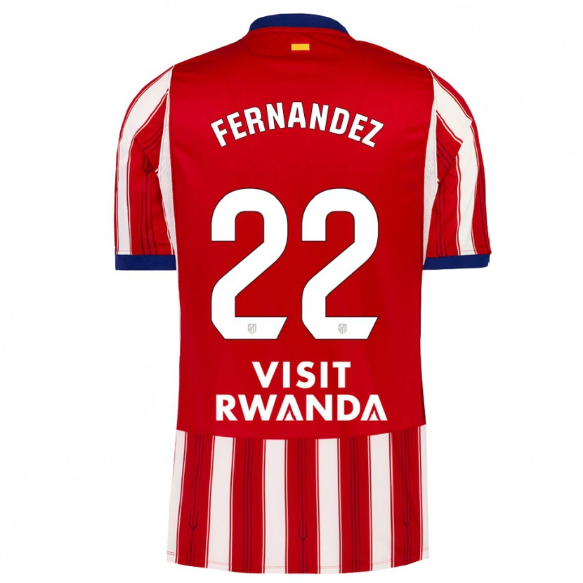 Danxen Mænd David Fernández #22 Kongeblå Rød Hvid Hjemmebane Spillertrøjer 2026/27 Trøje T-Shirt