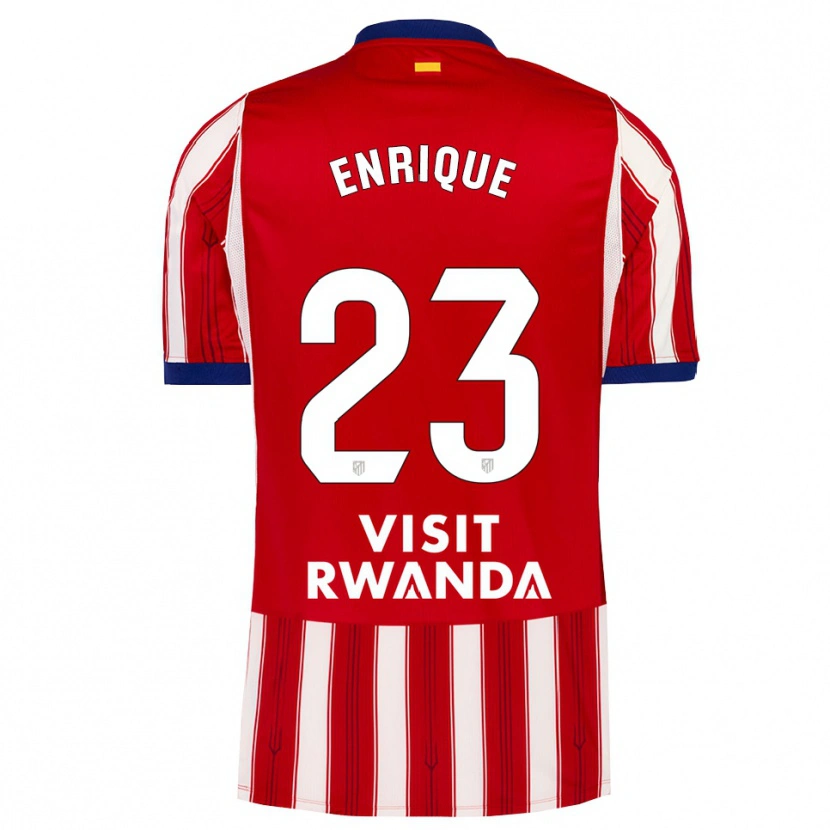 Danxen Mænd Gustavo Enrique #23 Kongeblå Rød Hvid Hjemmebane Spillertrøjer 2026/27 Trøje T-Shirt