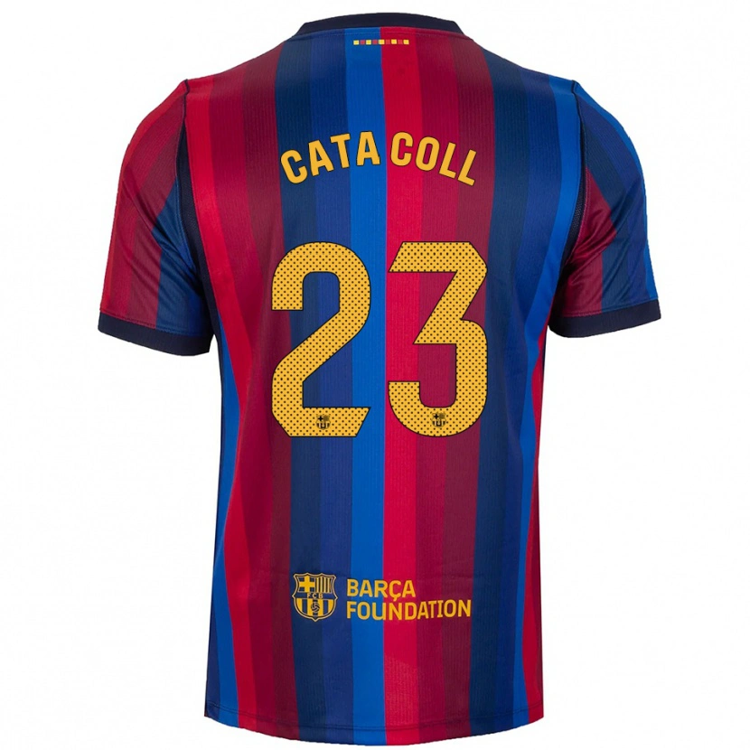 Danxen Mænd Cata Coll #23 Kongeblå Rød Gul Hjemmebane Spillertrøjer 2026/27 Trøje T-Shirt