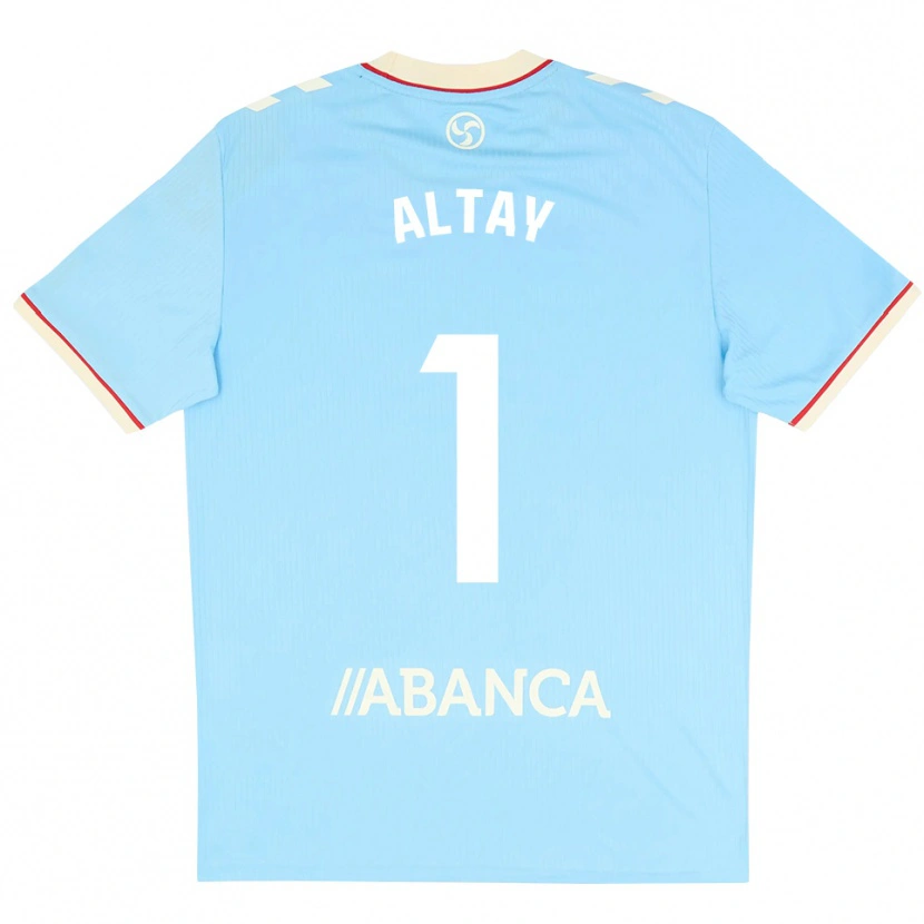 Danxen Mænd Altay Bayındır #1 Himmelblå Hvid Rød Hjemmebane Spillertrøjer 2026/27 Trøje T-Shirt