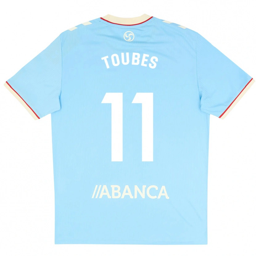 Danxen Mænd Ana Toubes #11 Himmelblå Hvid Rød Hjemmebane Spillertrøjer 2026/27 Trøje T-Shirt