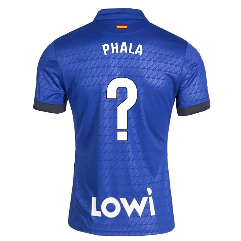 Danxen Mænd Bonginkosi Phala #0 Blå Hvid Sort Hjemmebane Spillertrøjer 2026/27 Trøje T-Shirt