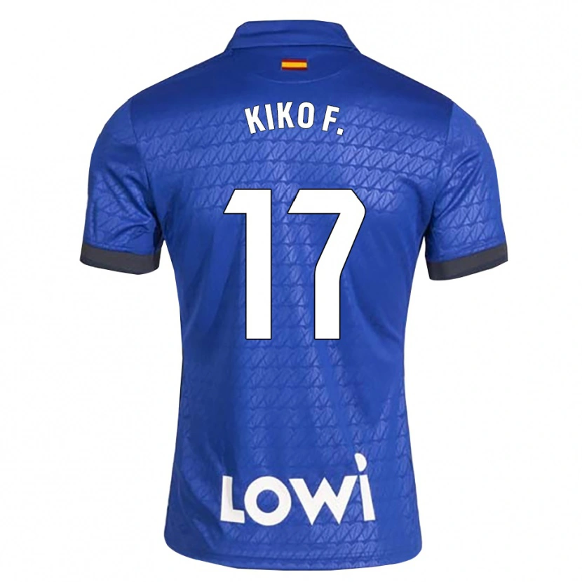 Danxen Mænd Kiko Femenía #17 Blå Hvid Sort Hjemmebane Spillertrøjer 2026/27 Trøje T-Shirt