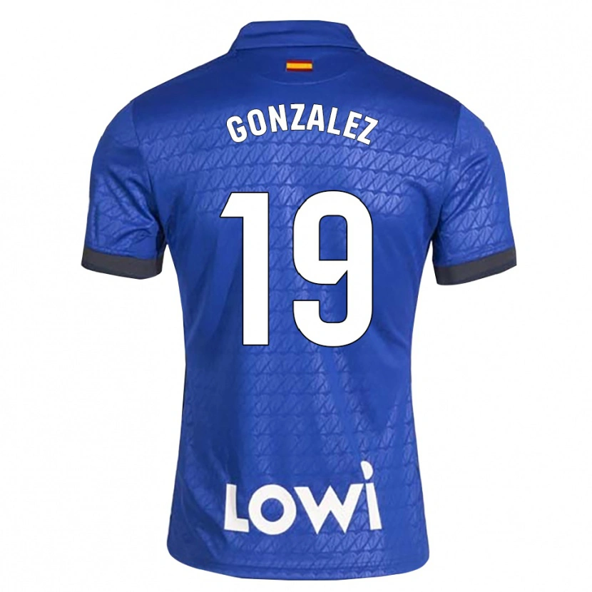 Danxen Mænd Peter Gonzalez #19 Blå Hvid Sort Hjemmebane Spillertrøjer 2026/27 Trøje T-Shirt