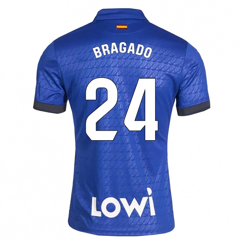 Danxen Mænd Alonso Bragado #24 Blå Hvid Sort Hjemmebane Spillertrøjer 2026/27 Trøje T-Shirt
