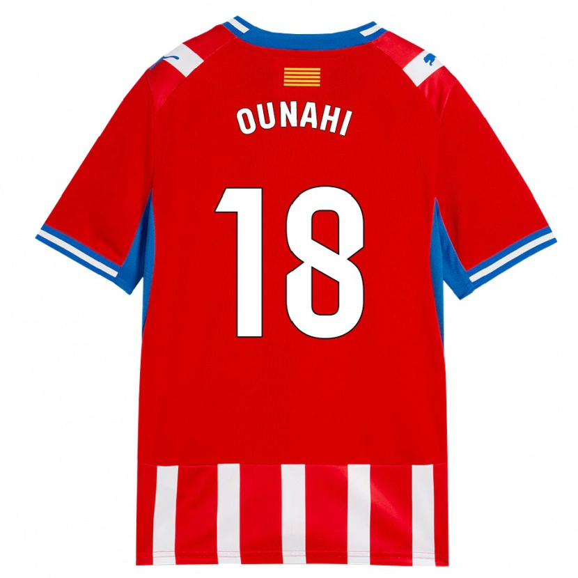 Danxen Mænd Azzedine Ounahi #18 Rød Hvid Himmelblå Hjemmebane Spillertrøjer 2026/27 Trøje T-Shirt
